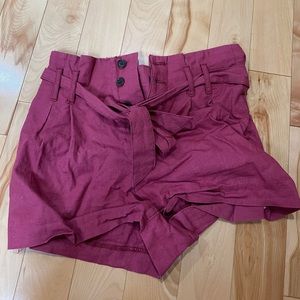 Maroon Abercrombie shorts